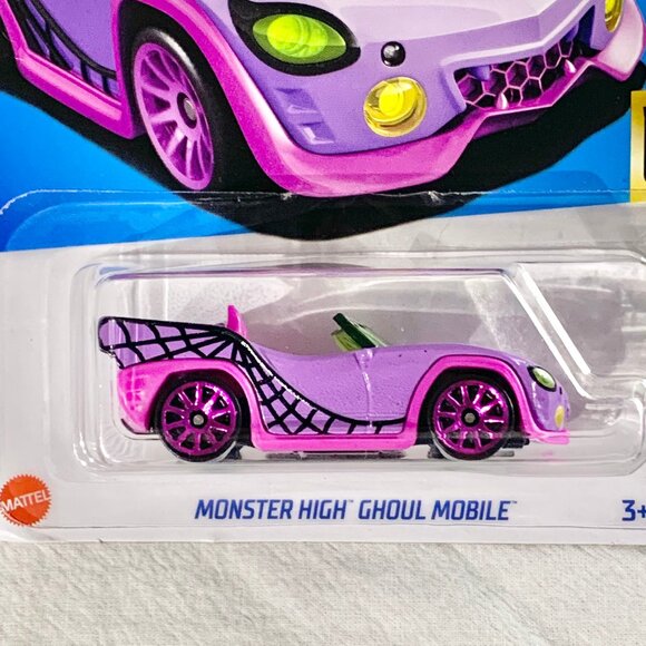Hot Wheels Monster High Ghoul Mobile Purple Car 2024 Diecast 1/10 - Picture 2 of 5